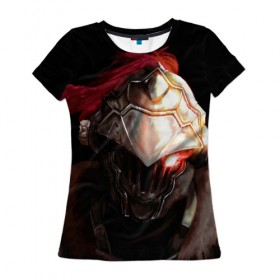 Женская футболка 3D с принтом Goblin Slayer в Ухте, 100% полиэфир ( синтетическое хлопкоподобное полотно) | прямой крой, круглый вырез горловины, длина до линии бедер | manga | senpai | аниме | анимэ | манга | сенпай