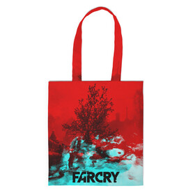 Шоппер 3D с принтом FARCRY в Ухте, 100% полиэстер | Плотность: 200 г/м2; Размер: 34×35 см; Высота лямок: 30 см | far cry | far cry 5 | far cry new dawn | far cry primal | farcry | fc 5 | fc5 | game | new dawn | primal | игры | постапокалипсис | фар край | фар край 5