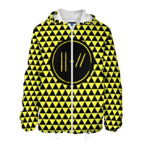 Мужская куртка 3D с принтом Twenty one pilots в Ухте, ткань верха — 100% полиэстер, подклад — флис | прямой крой, подол и капюшон оформлены резинкой с фиксаторами, два кармана без застежек по бокам, один большой потайной карман на груди. Карман на груди застегивается на липучку | 21 pilots | josh dun | music | rock | twenty one pilots | tyler joseph | джош дан | музыка | рок | тайлер джозеф