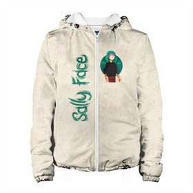 Женская куртка 3D с принтом Sally Face в Ухте, ткань верха — 100% полиэстер, подклад — флис | прямой крой, подол и капюшон оформлены резинкой с фиксаторами, два кармана без застежек по бокам, один большой потайной карман на груди. Карман на груди застегивается на липучку | sally face | гизмо | девид | девочка | игра | лари | ларри | мальчик | маска | мрачная | на лице | пых | с протезом | сал | сали | салли | салли фейс | фейс | фэйс | эддисон | эшли