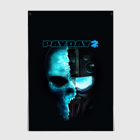 Постер с принтом Payday 2 в Ухте, 100% бумага
 | бумага, плотность 150 мг. Матовая, но за счет высокого коэффициента гладкости имеет небольшой блеск и дает на свету блики, но в отличии от глянцевой бумаги не покрыта лаком | 2 | payday | беглец | бот | ограбления | пейдей | призрак | симулятор | техник | штурмовик | шутер