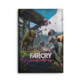 Обложка для автодокументов с принтом FARCRY:NEW DAWN в Ухте, натуральная кожа |  размер 19,9*13 см; внутри 4 больших “конверта” для документов и один маленький отдел — туда идеально встанут права | far cry | far cry 5 | far cry new dawn | far cry primal | farcry | fc 5 | fc5 | game | new dawn | primal | игры | постапокалипсис | фар край | фар край 5