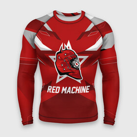Мужской рашгард 3D с принтом Red machine в Ухте,  |  | Тематика изображения на принте: hockey | national | red machine | russia | team | красная машина | россия | сборная | хоккей | хоккейная