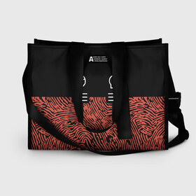 Сумка-шоппер 3D с принтом Twenty One Pilots - Blurryface в Ухте, 100% полиэстер | застегивается на металлическую кнопку; внутренний карман застегивается на молнию. Стенки укреплены специальным мягким материалом, чтобы защитить содержимое от несильных ударов
 | band | best | blurry | face | indie | logo | music | one | pilots | pop | regional | rock | symbol | top | trench | twenty | vessel | группа | инди | лого | логотип | музыка | пилоты | поп | рок | символ | топ | тренч