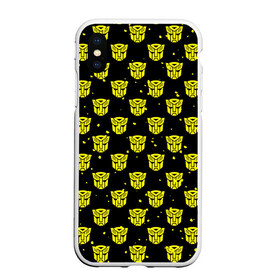 Чехол для iPhone XS Max матовый с принтом Bumblebee в Ухте, Силикон | Область печати: задняя сторона чехла, без боковых панелей | transformers | автоботы | бамблби | кибертрон | мегатрон | оптимус | прайм | робот | трансформеры