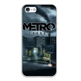 Чехол для iPhone 5/5S матовый Метро Исход: в Ухте, Силикон | Область печати: задняя сторона чехла, без боковых панелей | 2033 | 2035 | exodus | horror | metro | survival | артем | игры | исход | спарта | стелс | шутер | экшен