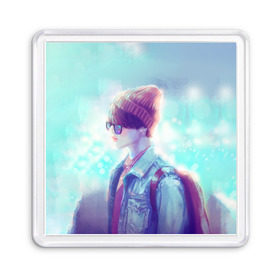 Магнит 55*55 с принтом BTS. Jimin в Ухте, Пластик | Размер: 65*65 мм; Размер печати: 55*55 мм | army | bangtan | beyond | boys | bts | j hope | jimin | jin | jungkook | k pop | rm | scene | suga | the | v | армия | арэма | бтс | ви | джей хоупа | сюги | чимина | чина | чонгука