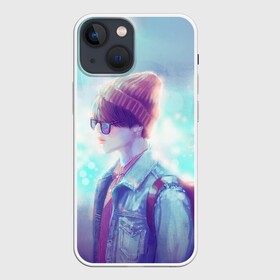 Чехол для iPhone 13 mini с принтом BTS. Jimin в Ухте,  |  | army | bangtan | beyond | boys | bts | j hope | jimin | jin | jungkook | k pop | rm | scene | suga | the | v | армия | арэма | бтс | ви | джей хоупа | сюги | чимина | чина | чонгука