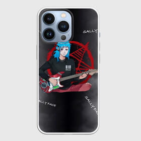 Чехол для iPhone 13 Pro Sally Face with a Guitar: в Ухте,  |  | fisher | larry johnson | mask | sally  face | sally fisher | sallyface | демоны | духи | маска | пентаграмма | призраки | рок | салли | салли фейс | салли фишер | фейс | шепот