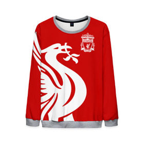 Мужской свитшот 3D с принтом Ливерпуль в Ухте, 100% полиэстер с мягким внутренним слоем | круглый вырез горловины, мягкая резинка на манжетах и поясе, свободная посадка по фигуре | anfield | liverpool | liverpool fc | the reds | you ll never walk a | клубная | красные | ливерпуль | мерсисайдцы | фанатская | футбольная | футбольный клуб | футбольный клуб ливерпуль | энфилд