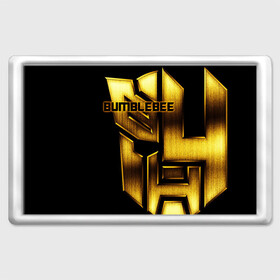 Магнит 45*70 с принтом BUMBLEBEE в Ухте, Пластик | Размер: 78*52 мм; Размер печати: 70*45 | Тематика изображения на принте: bumblebee | автобот | бамблби | герой | камаро | прайм | робот | трансформеры | фильм | шевроле