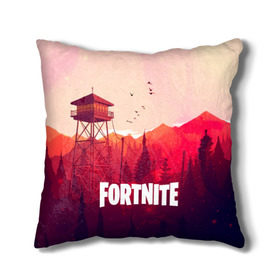 Подушка 3D с принтом FORTNITE в Ухте, наволочка – 100% полиэстер, наполнитель – холлофайбер (легкий наполнитель, не вызывает аллергию). | состоит из подушки и наволочки. Наволочка на молнии, легко снимается для стирки | battle royale | fortnite | fortnite battle royale | futuresynth | game | outrun | retrowave | synth | synthwave | игры | ретровейв | синтвейв | фортнайт