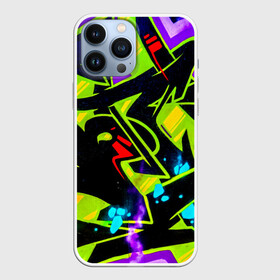 Чехол для iPhone 13 Pro Max с принтом Кислотное Граффити в Ухте,  |  | graffity | paint | street art | urban | город | граффити | искусство | кирпичи | краски | рисунки | стена | улицы | уличное искусство