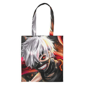 Шоппер 3D с принтом Tokyo Ghoul (6) в Ухте, 100% полиэстер | Плотность: 200 г/м2; Размер: 34×35 см; Высота лямок: 30 см | anime | ghoul | manga | tokyo | tokyo ghoul | анмие | гуль | манга | токийский гуль | токио