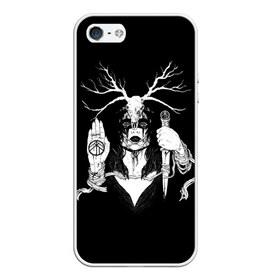 Чехол для iPhone 5/5S матовый с принтом Ghostemane в Ухте, Силикон | Область печати: задняя сторона чехла, без боковых панелей | ghostemane | ghostemane mercury | ghostemane nihi | trash gang | гостмейн
