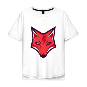 Мужская футболка хлопок Oversize с принтом Electro Fox в Ухте, 100% хлопок | свободный крой, круглый ворот, “спинка” длиннее передней части | hardcore | hardcoremusic | hardstyle