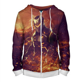 Мужская толстовка 3D на молнии с принтом FORTNITE в Ухте, 100% полиэстер | длина до линии бедра, манжеты и пояс оформлены мягкой тканевой резинкой, двухслойный капюшон со шнурком для регулировки, спереди молния, по бокам два кармана | fortnite | битва | игра | компьютерная игра | королевская | надпись | симулятор | фортнайт