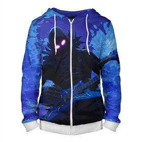 Мужская толстовка 3D на молнии с принтом FORTNITE в Ухте, 100% полиэстер | длина до линии бедра, манжеты и пояс оформлены мягкой тканевой резинкой, двухслойный капюшон со шнурком для регулировки, спереди молния, по бокам два кармана | fortnite | битва | игра | компьютерная игра | королевская | надпись | симулятор | фортнайт