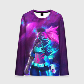 Мужской лонгслив 3D с принтом KDA. Akali в Ухте, 100% полиэстер | длинные рукава, круглый вырез горловины, полуприлегающий силуэт | akali | game | kda | killer | legends | legue | legueoflegends | lol | mask | акали | вольная | игра | легенд | лига | лигалегенд | лол | маска
