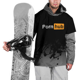Накидка на куртку 3D с принтом Pornhub в Ухте, 100% полиэстер |  | Тематика изображения на принте: brazzers | любовь | чувства