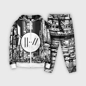 Детский костюм 3D с принтом TWENTY ONE PILOTS в Ухте,  |  | city | josh dun | twenty one pilots | tyler joseph | urban | альбом | город | музыка