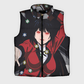 Мужской жилет утепленный 3D с принтом Kakegurui падает в Ухте,  |  | anime | compulsive gambler | kakegurui | manga | аниме | безумный азарт | дзябами | карты | манга | покер | скучная девушка | юмэко джабами