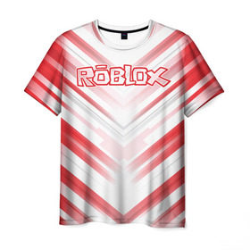 Мужская футболка 3D с принтом Роблокс в Ухте, 100% полиэфир | прямой крой, круглый вырез горловины, длина до линии бедер | Тематика изображения на принте: 