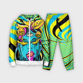 Детский костюм 3D с принтом Психоделика в Ухте,  |  | глаз | грибы | девушка | иллюзия | кислота | психоделика | яд