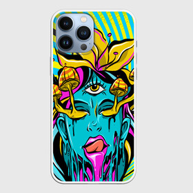 Чехол для iPhone 13 Pro Max Психоделика: в Ухте,  |  | глаз | грибы | девушка | иллюзия | кислота | психоделика | яд