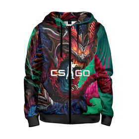Детская толстовка 3D на молнии с принтом CS GO hyper beast skin в Ухте, 100% полиэстер |  манжеты и пояс оформлены широкой мягкой резинкой, двухслойный капюшон со шнурком для регулировки, спереди карманы и застежка-молния
 | beast | counterstike | csgo | hyper | hyperbeast | m4a1s | steam | винтовка | контра | кс | ксго | шмотки