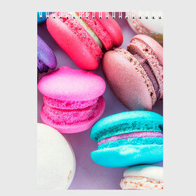 Скетчбук с принтом Macaroons в Ухте, 100% бумага
 | 48 листов, плотность листов — 100 г/м2, плотность картонной обложки — 250 г/м2. Листы скреплены сверху удобной пружинной спиралью | almond | cookie | dessert | food | macaroons | maccarone | maccherone | десерт | еда | макарон | макарони | макароны | макарун | макаруны | миндаль | миндальный | орех | печенье | сладкое | сладости