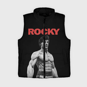 Женский жилет утепленный 3D с принтом ROCKY в Ухте,  |  | creed | jordan | lundgren | mix fight | mixfight | stallone | ufc | бальбоа | бокс | джордан | крид | лундгрен | мышцы | ринг | роки | рокки | сильвестр | сталлоне | сталоне