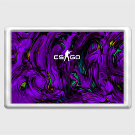 Магнит 45*70 с принтом CS GO DRAW WAVES SKIN в Ухте, Пластик | Размер: 78*52 мм; Размер печати: 70*45 | action | astralis | awp | counter strike | cs go | cs go global offensive | cybersport | draw skin | faze clan | game | gamer | hyper beast | shooter | skin | team liquid | киберспорт | оружие | рисованный скин | скины