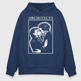 Мужское худи Oversize хлопок с принтом Architects в Ухте, френч-терри — 70% хлопок, 30% полиэстер. Мягкий теплый начес внутри —100% хлопок | боковые карманы, эластичные манжеты и нижняя кромка, капюшон на магнитной кнопке | Тематика изображения на принте: all our gods have abandoned us | architects | daybreaker | lost forever lost together | группы | метал | музыка | рок