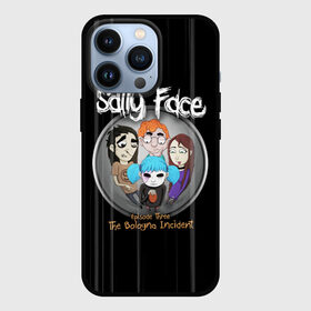 Чехол для iPhone 13 Pro с принтом Sally Face Episode Three в Ухте,  |  | Тематика изображения на принте: blue | face | fisher | game | games | gizmo | hair | larry | mask | sally | волосы | гизмо | голубые | игра | игры | ларри | маска | протез | сали | салли | синие | синий | триллер | ужасы | фейс | фишер | фэйс | хоррор