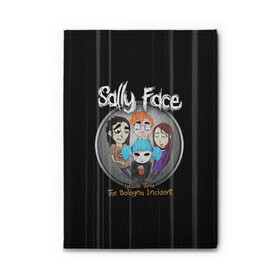 Обложка для автодокументов Sally Face Episode Three: в Ухте, натуральная кожа |  размер 19,9*13 см; внутри 4 больших “конверта” для документов и один маленький отдел — туда идеально встанут права | blue | face | fisher | game | games | gizmo | hair | larry | mask | sally | волосы | гизмо | голубые | игра | игры | ларри | маска | протез | сали | салли | синие | синий | триллер | ужасы | фейс | фишер | фэйс | хоррор