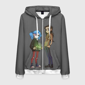 Мужская толстовка 3D на молнии с принтом Sally Face в Ухте, 100% полиэстер | длина до линии бедра, манжеты и пояс оформлены мягкой тканевой резинкой, двухслойный капюшон со шнурком для регулировки, спереди молния, по бокам два кармана | blue | diane | face | fisher | gizmo | henry | johnson | killer | larry | sally | генри | гизмо | джонсон | диана | ларри | лицо | салли | фейс | фишер