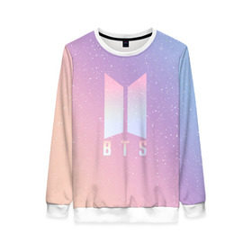 Женский свитшот 3D с принтом BTS LOVE YORSELF в Ухте, 100% полиэстер с мягким внутренним слоем | круглый вырез горловины, мягкая резинка на манжетах и поясе, свободная посадка по фигуре | bangtan boys | bt21 | bts | bts army | bts stickers | j hope | jimin | jin | jungkook | k pop | rap monster | rapmon | suga | v | бтс | корея | стикеры bts