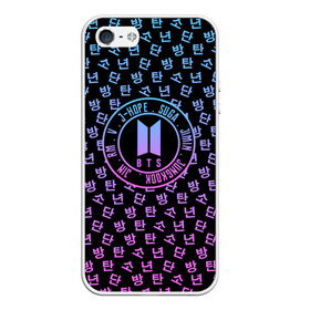 Чехол для iPhone 5/5S матовый BTS LOVE YOURSELF: в Ухте, Силикон | Область печати: задняя сторона чехла, без боковых панелей | bangtan boys | bt21 | bts | bts army | bts stickers | j hope | jimin | jin | jungkook | k pop | rap monster | rapmon | suga | v | бтс | корея | стикеры bts