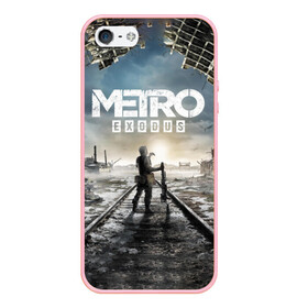 Чехол для iPhone 5/5S матовый Metro: в Ухте, Силикон | Область печати: задняя сторона чехла, без боковых панелей | exodus | metro | stalker | артем | исход | метро | сталкер | эксодус
