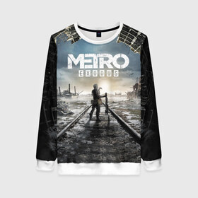 Женский свитшот 3D с принтом Metro в Ухте, 100% полиэстер с мягким внутренним слоем | круглый вырез горловины, мягкая резинка на манжетах и поясе, свободная посадка по фигуре | exodus | metro | stalker | артем | исход | метро | сталкер | эксодус