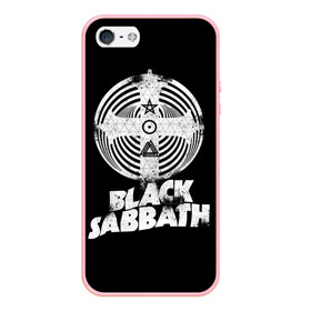 Чехол для iPhone 5/5S матовый с принтом Black Sabbath в Ухте, Силикон | Область печати: задняя сторона чехла, без боковых панелей | black sabbath | hard rock | heavy metal | блэк сабат | группы | метал | музыка | оззи осборн | рок | хард рок | хэви метал