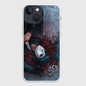Чехол для iPhone 13 mini с принтом Sally Face в Ухте,  |  | Тематика изображения на принте: blue | diane | face | fisher | gizmo | henry | johnson | killer | larry | sally | генри | гизмо | джонсон | диана | ларри | лицо | салли | фейс | фишер