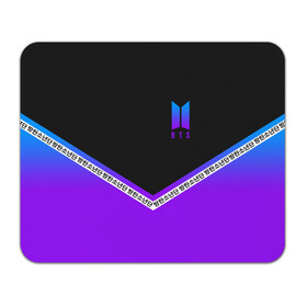 Коврик для мышки прямоугольный с принтом BTS NEON | БТС НЕОН в Ухте, натуральный каучук | размер 230 х 185 мм; запечатка лицевой стороны | bangtan boys | bt21 | bts | bts army | bts stickers | j hope | jimin | jin | jungkook | k pop | rap monster | rapmon | suga | v | бтс | корея | стикеры bts