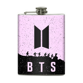 Фляга с принтом РЮКЗАК BTS в Ухте, металлический корпус | емкость 0,22 л, размер 125 х 94 мм. Виниловая наклейка запечатывается полностью | Тематика изображения на принте: bangtan boys | bt21 | bts | bts army | bts stickers | j hope | jimin | jin | jungkook | k pop | rap monster | rapmon | suga | v | бтс | корея | стикеры bts