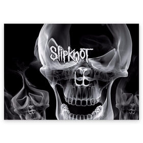 Поздравительная открытка с принтом Slipknot в Ухте, 100% бумага | плотность бумаги 280 г/м2, матовая, на обратной стороне линовка и место для марки
 | slipknot | грув | группа | джои джордисон | кори тейлор | метал | мик томсон | ню | петля | рок | слипкнот | удавка