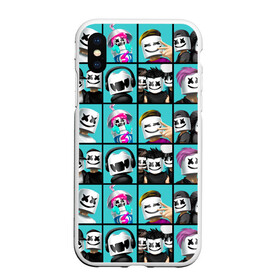 Чехол для iPhone XS Max матовый Marshmello: в Ухте, Силикон | Область печати: задняя сторона чехла, без боковых панелей | christopher | comstock | dj | dotcom | friends | marshmallow | marshmello | usa | диджей | друзья | комсток | крис | маршмэллоу | продюсер | сша