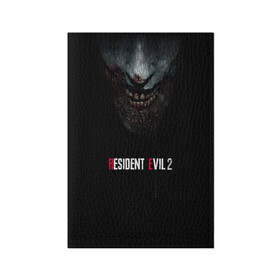 Обложка для паспорта матовая кожа с принтом Resident Evil 2 в Ухте, натуральная матовая кожа | размер 19,3 х 13,7 см; прозрачные пластиковые крепления | biohazard | biohazard 7 | crocodile | fang | game | hand | monster | new umbrella | resident evil | resident evil 7 | umbrella | umbrella corp | umbrella corporation | zombie
