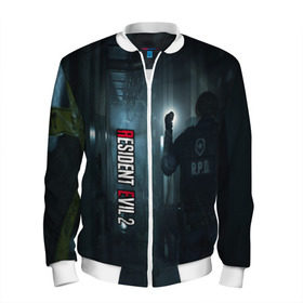 Мужской бомбер 3D с принтом Resident Evil в Ухте, 100% полиэстер | застегивается на молнию, по бокам два кармана без застежек, по низу бомбера и на воротнике - эластичная резинка | biohazard | biohazard 7 | crocodile | fang | game | hand | monster | new umbrella | resident evil | resident evil 7 | umbrella | umbrella corp | umbrella corporation | zombie