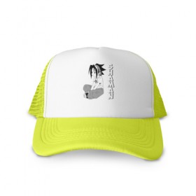 Кепка тракер с сеткой с принтом Шаман Кинг в Ухте, трикотажное полотно; задняя часть — сетка | длинный козырек, универсальный размер, пластиковая застежка | 